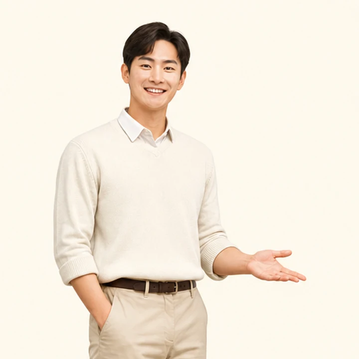 그랜저 중고차 장기렌트 상담 신청을 안내하는 담당자